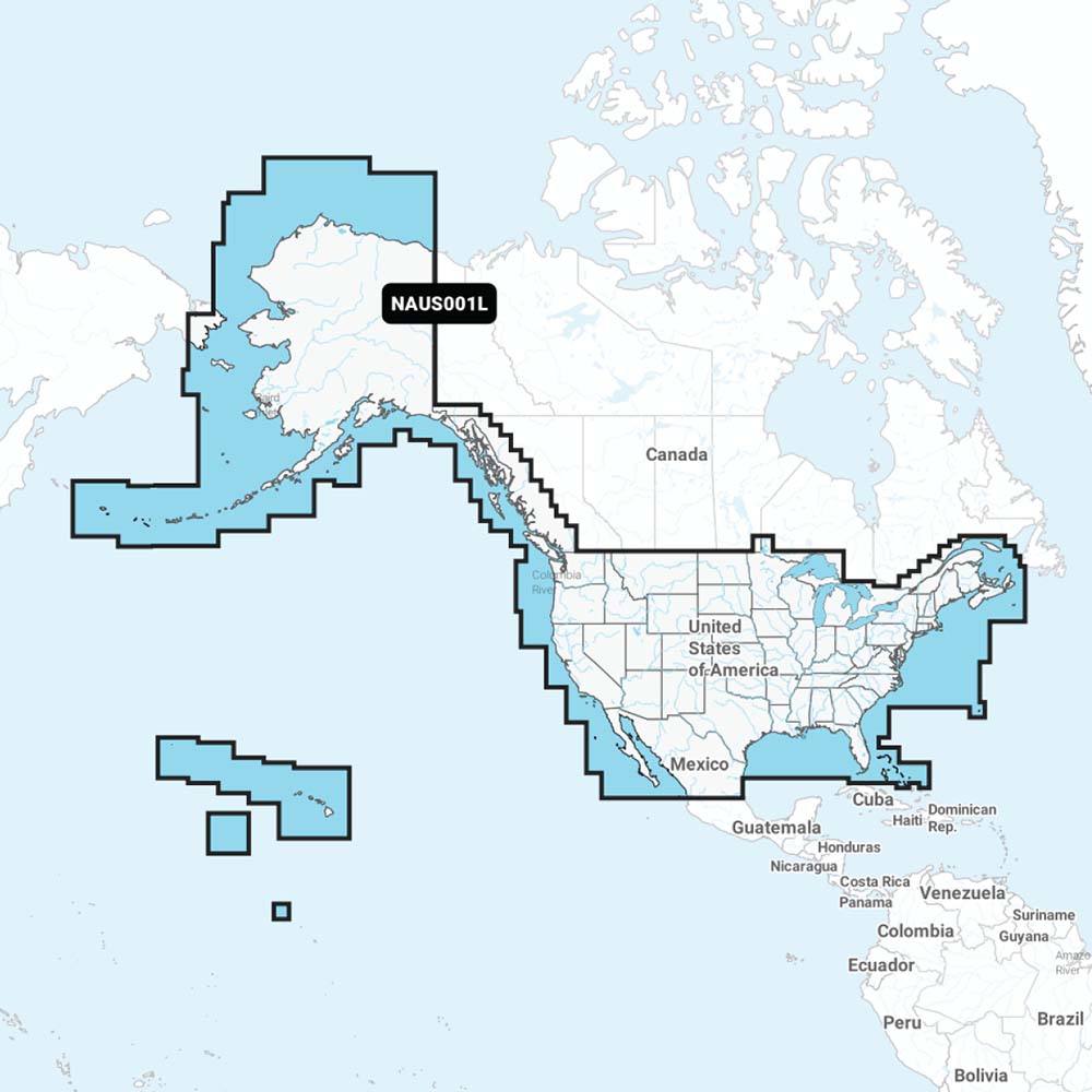 Navionics NAUS001L - U.S. & Coastal Canada - Navionics+ — marine navionics +
