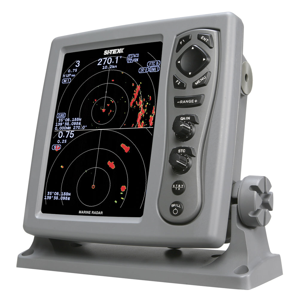 SI-TEX 8.5" Color LCD Radar w/4kW Output - 1/16-36nm Range - 25" Radome — marine radars