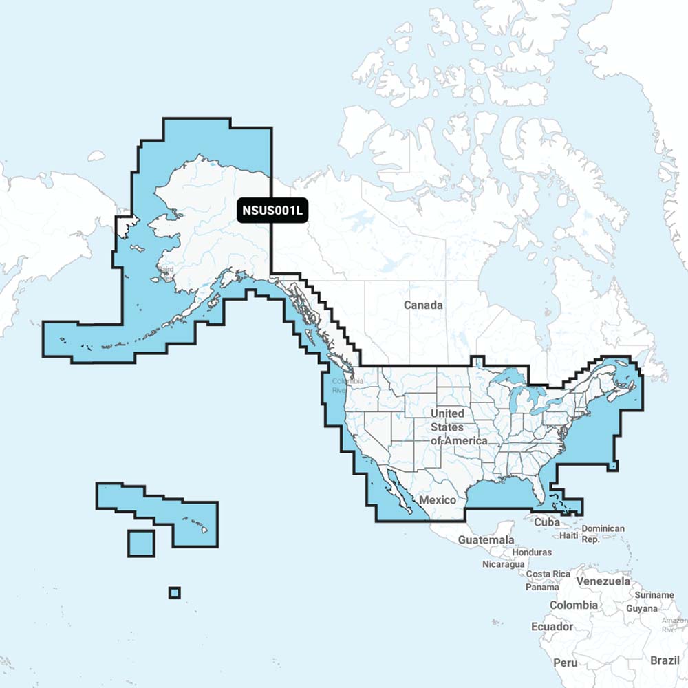 Garmin Navionics+ NSUS001L US & Coastal Canada — marine garmin navionics+