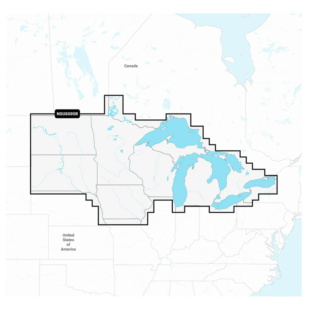 Garmin Navionics+™ NSUS005R U.S. North & Great Lakes — marine garmin navionics+