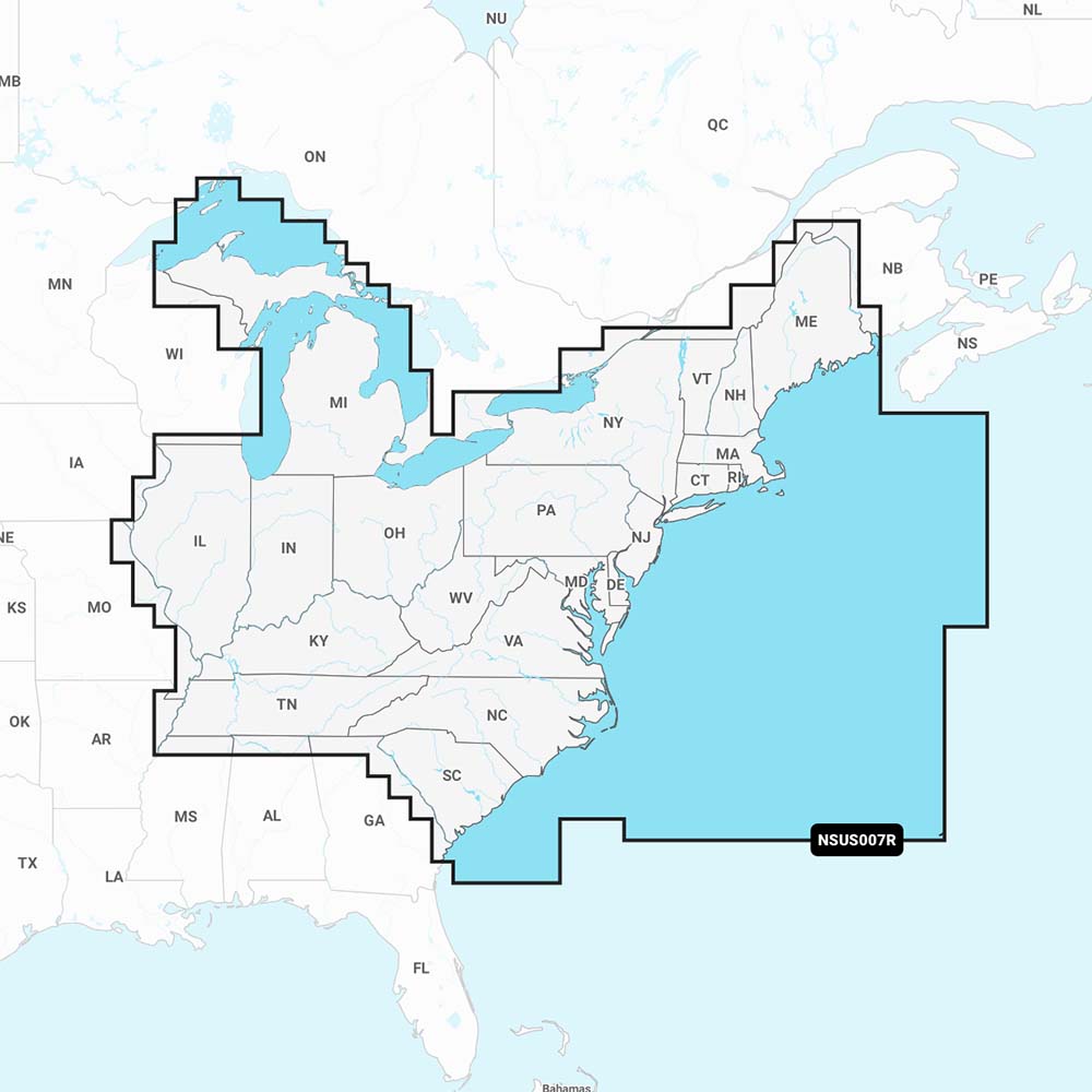 Garmin Navionics+™ NSUS007R U.S. East — marine garmin navionics+