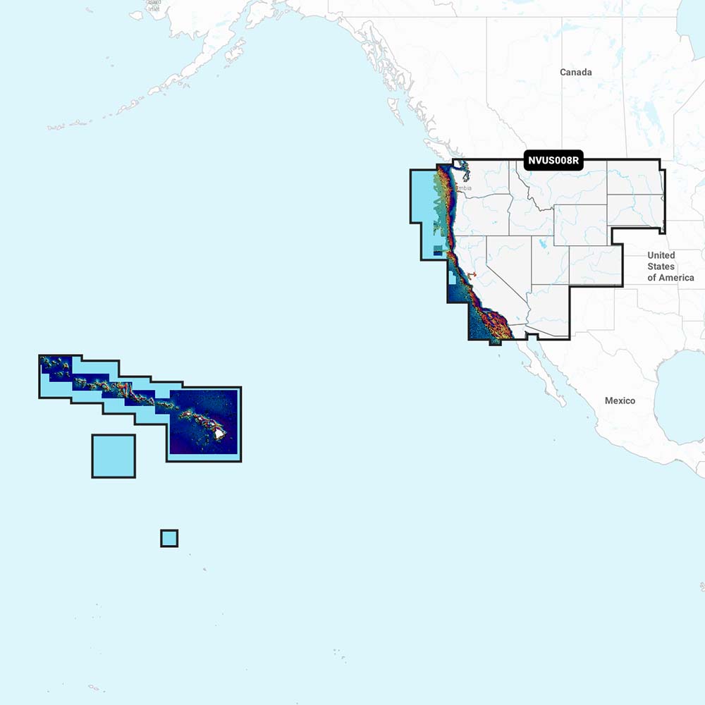 Garmin Navionics Vision+™ NVUS008R U.S. West — marine garmin navionics vision+