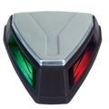 Perko 12V LED Bi-Color Navigation Light - Black/Stainless Steel — marine navigation lights