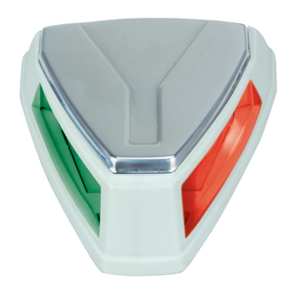 Perko 12V LED Bi-Color Navigation Light - White/Stainless Steel — marine navigation lights