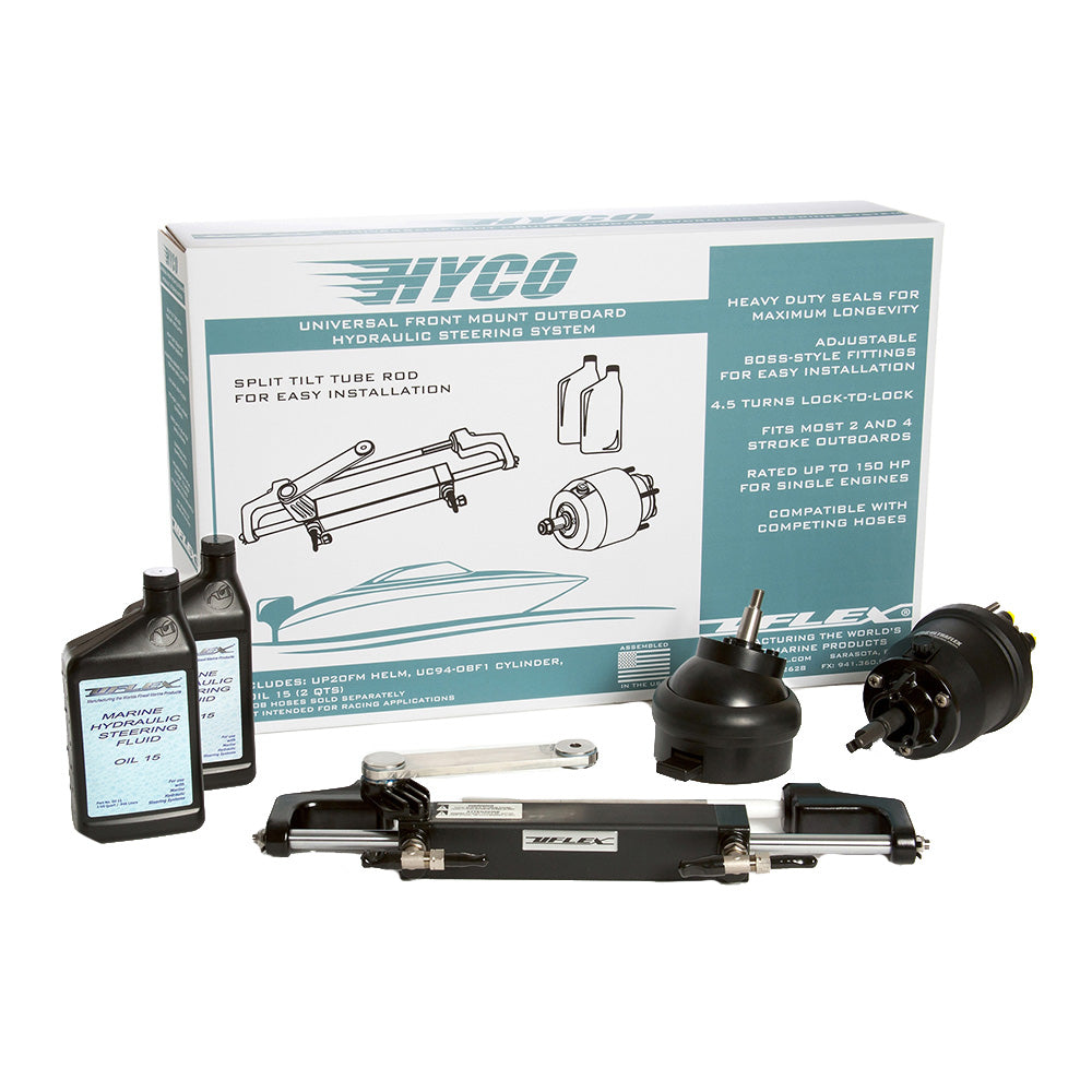 Uflex USA Uflex HYCO 1.1T Front Mount OB Tilt Steering up to 150HP — marine steering systems