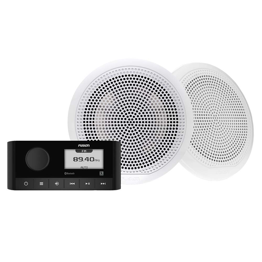 Fusion MS-RA60 & 6.5" EL Classic Speaker Kit — marine stereos