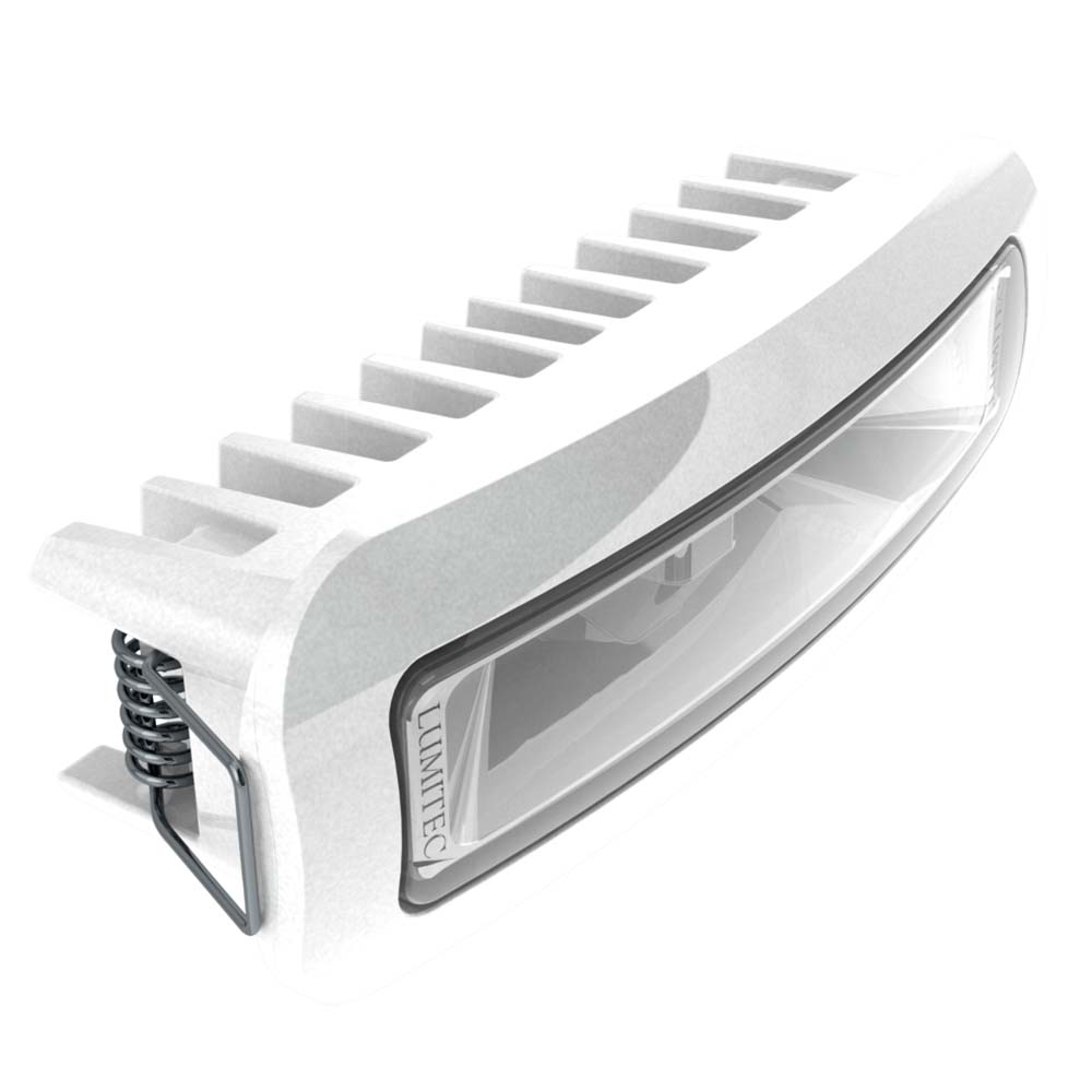 Lumitec Capri3 Spreader Light - White/Red Dimming - White Housing — marine flood/spreader lights