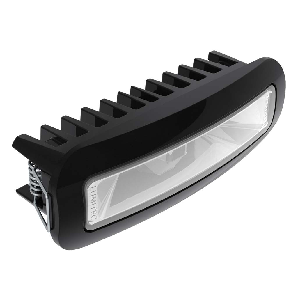 Lumitec Capri3 Spreader Light - White/Red Dimming - Black Housing — marine flood/spreader lights