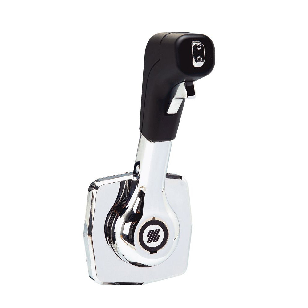 Uflex USA Uflex Single Lever Side Mount Control - Black/Chrome — marine steering systems