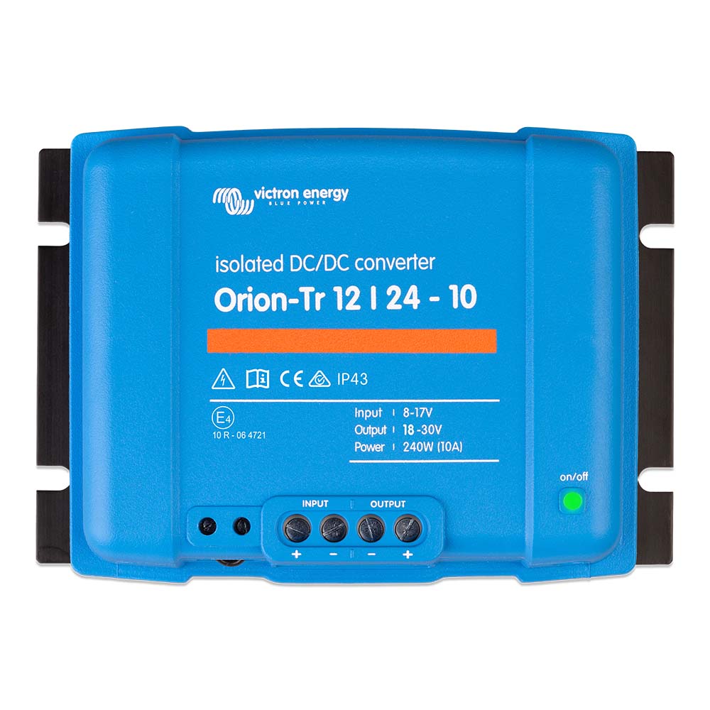 Victron Energy Victron Orion-TR DC-DC Converter - 12 VDC TO 24 VDC - 10A Isolated — marine dc to dc converters