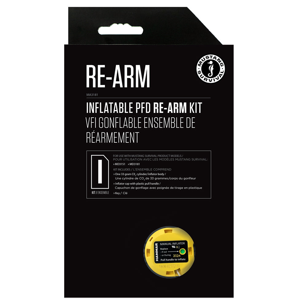 Mustang Survival Mustang Re-Arm Kit I 33g Hammar - Manual — marine accessories