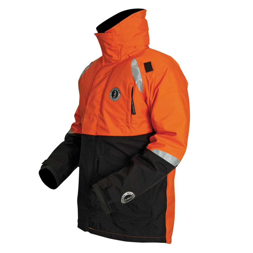 Mustang Survival Mustang Catalyst Flotation Coat - Orange/Black - Medium — marine flotation coats/pants