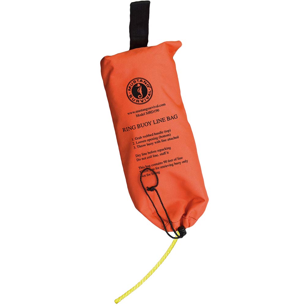 Mustang Survival Mustang Ring Buoy Throw Bag - 90' Rope — marine accessories