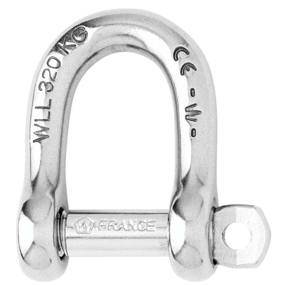 Wichard Marine Wichard Self-Locking D Shackle - Diameter 4mm - 5/32" — marine shackles/rings/pins