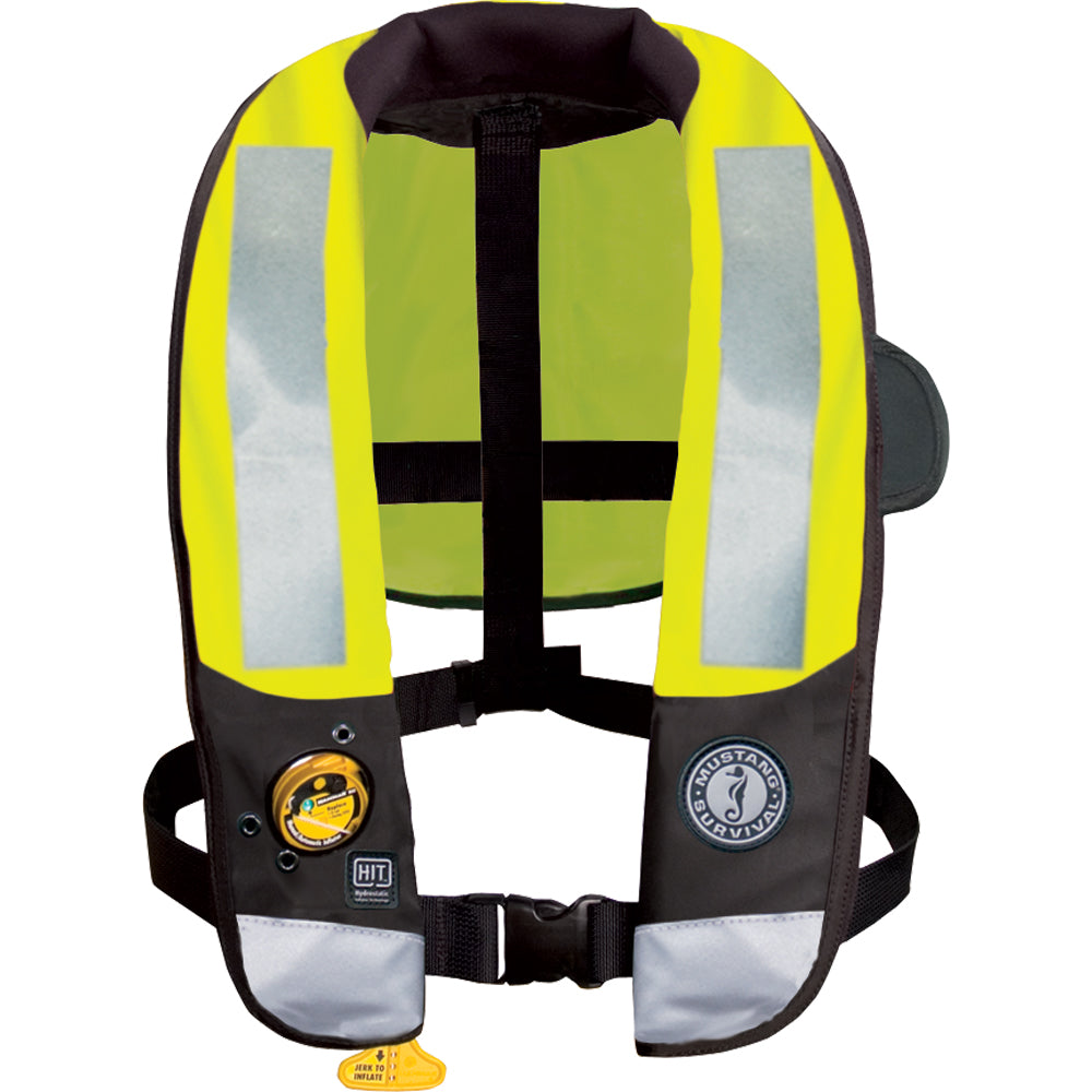 Mustang Survival Mustang HIT High Visibility Inflatable PFD - Fluorescent Yellow/Green - Automatic/Manual — marine personal flotation devices