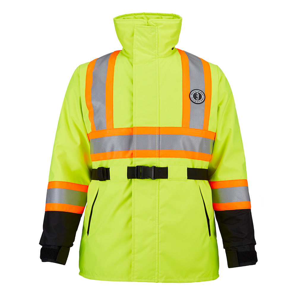 Mustang Survival Mustang Classic Flotation Coat - Fluorescent Yellow/Green/Black - XXL — marine flotation coats/pants