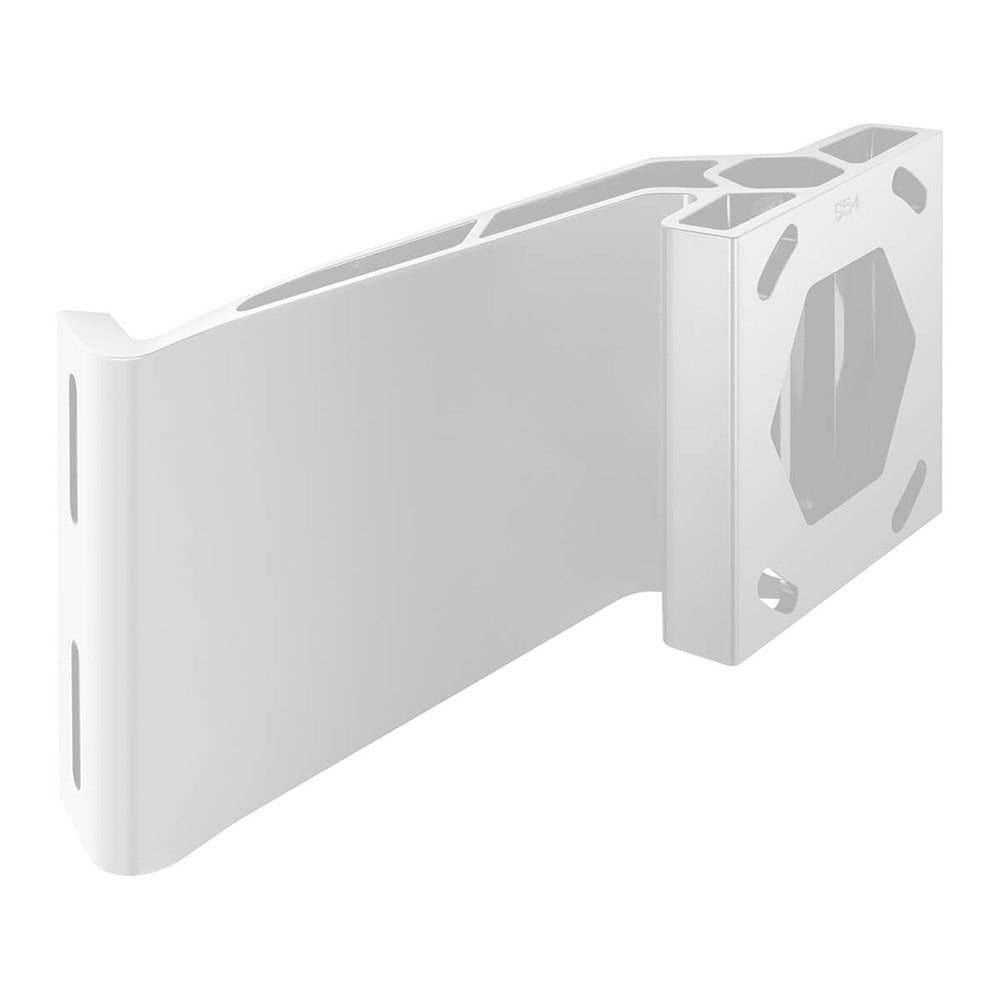 Minn Kota Raptor Jack Plate Adapter Bracket - Starboard - 5" Setback - 4" Rise - White — marine anchoring accessories