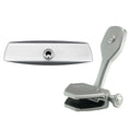 PTM Watersports Mirror/Bracket Kit w/VR-140 Elite Mirror & ZXR-300 (Silver) — marine mirrors