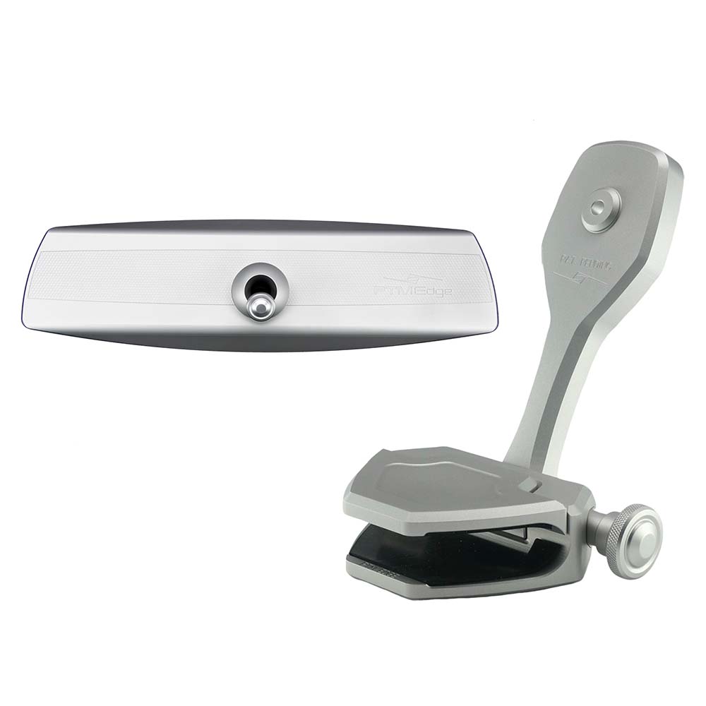 PTM Watersports Mirror/Bracket Kit w/VR-140 Elite Mirror & ZXR-300 (Silver) — marine mirrors