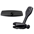 PTM Watersports Mirror/Bracket Kit w/VR-140 Elite Mirror & ZXR-320 (Black) — marine mirrors