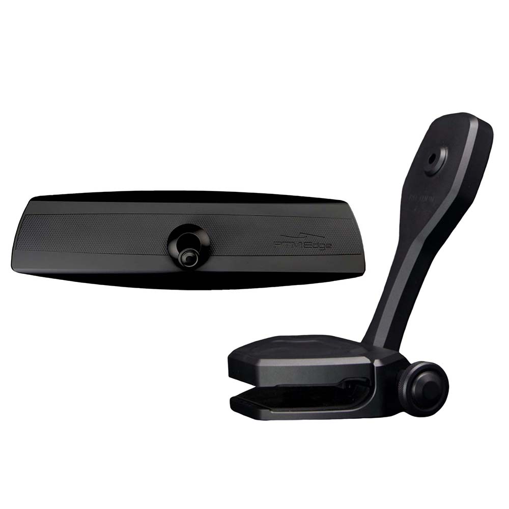 PTM Watersports Mirror/Bracket Kit w/VR-140 Elite Mirror & ZXR-360 (Black) — marine mirrors