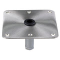 Springfield Marine Springfield KingPin™ 7" x 7" Stainless Steel Square Base (Threaded) — marine seating