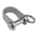 Schaefer Marine Schaefer Stamped "D" Shackle - 1/4" — marine shackles/rings/pins
