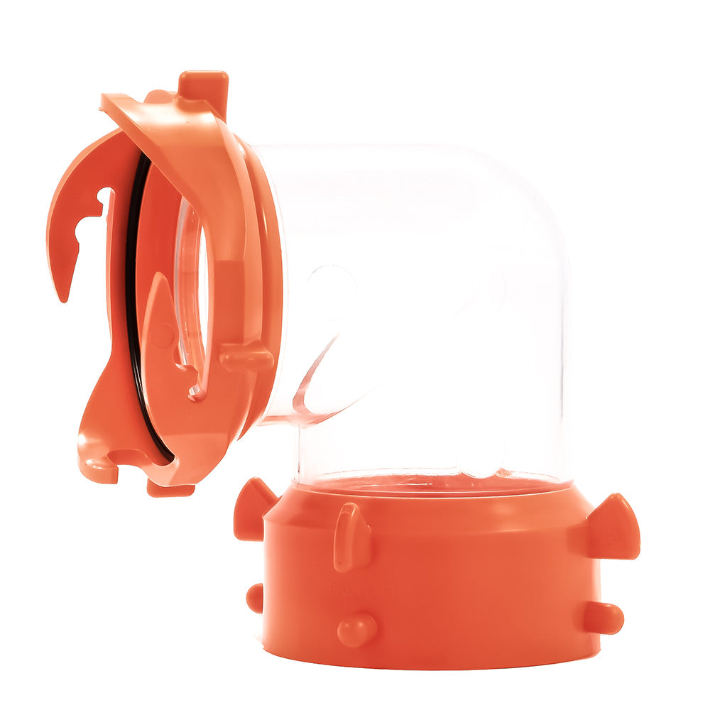 Camco RhinoFLEX 90-Degree Swivel Fitting Clear — marine sanitation