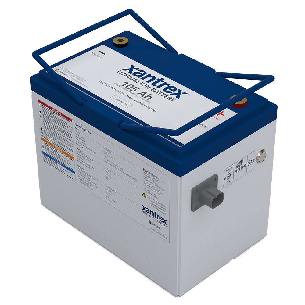 Xantrex Lithium Ion Phosphate (LiFePO4) Battery - 105AH - 12VDC — marine batteries