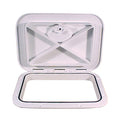 Beckson Marine Beckson 11" x 15" Flush Hatch White - ASA Material - Acrylonitrile Styrene Acrylate — marine hatches