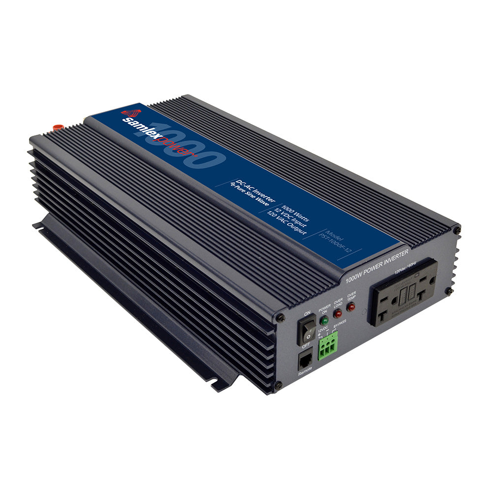 Samlex America Samlex PST-1000F-12 1000W Pure Sine Wave Inverter - 12V Input 120VAC Output — marine inverters
