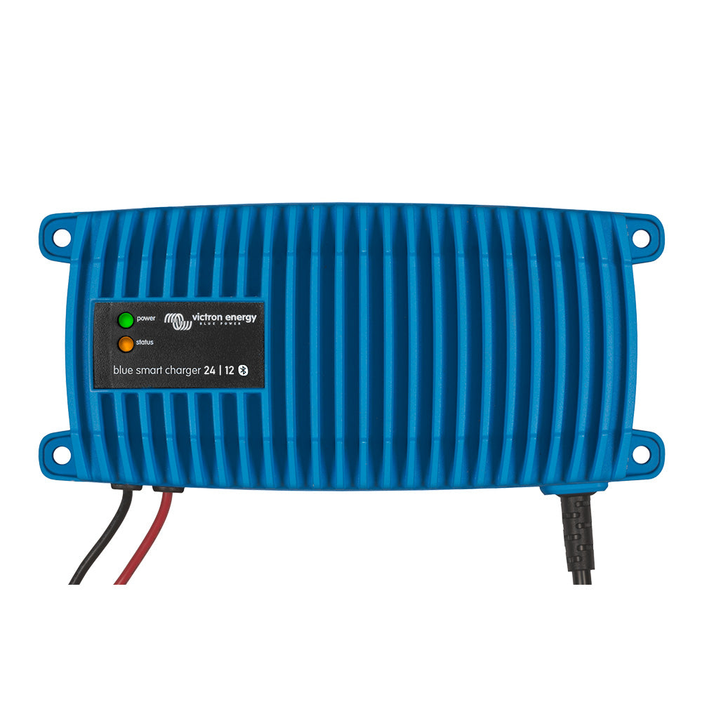 Victron Energy Victron Blue Smart IP67 Charger Waterproof - 24/12 (1), 120V NEMA 5-15 UL Approved — marine battery chargers