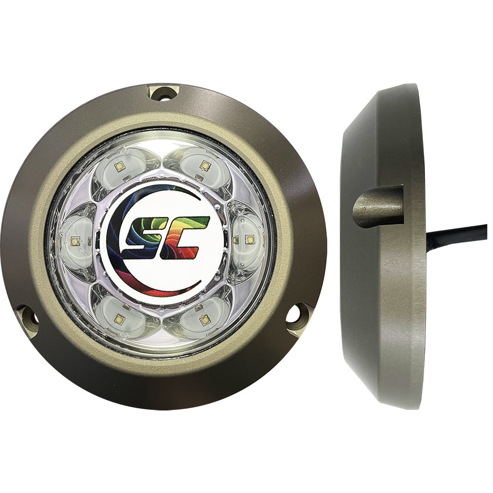 Shadow-Caster LED Lighting Shadow-Caster SC3 Series Underwater Light - Full-Color Change - 12-Color Standard or Unlimited Colors w/Shadow-NET® — marine underwater lighting