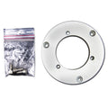 Lopolight Circular Baseplate f/Horizontal Mount Lights - Aluminum - Silver — marine accessories