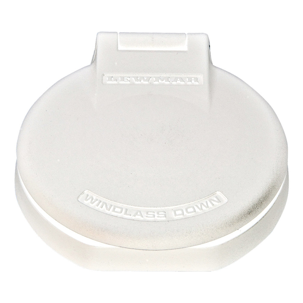 Lewmar Deck Foot Switch - Windlass Down - White Plastic — marine windlass accessories