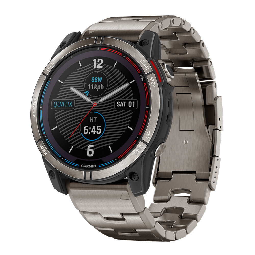 Garmin quatix® 7 - Solar Edition Marine GPS Smartwatch w/Solar Charging — marine accessories