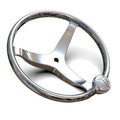 Lewmar 3 Spoke 13.5" Steering Wheel w/Power-Grip Knob — marine steering wheels