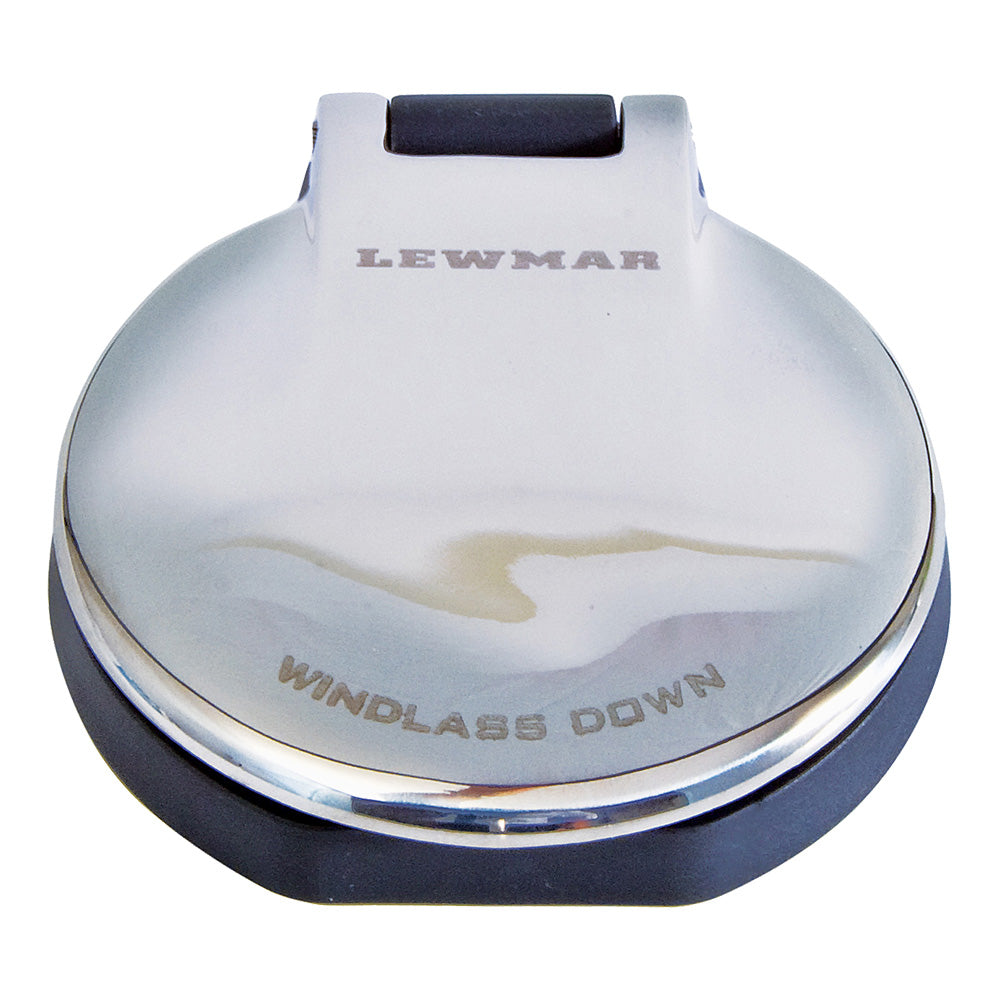 Lewmar Deck Foot Switch - Windlass Down - Stainless Steel — marine windlass accessories