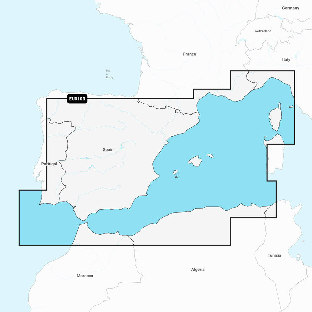 Garmin NVEU010R Spain, Mediterranean Coast - Marine Charts Garmin Navionics Vision+ — marine garmin navionics vision+ - foreign