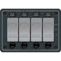 Blue Sea Systems Blue Sea 8666 Contura 4 Bilge Pump Control Panel — marine switches & accessories