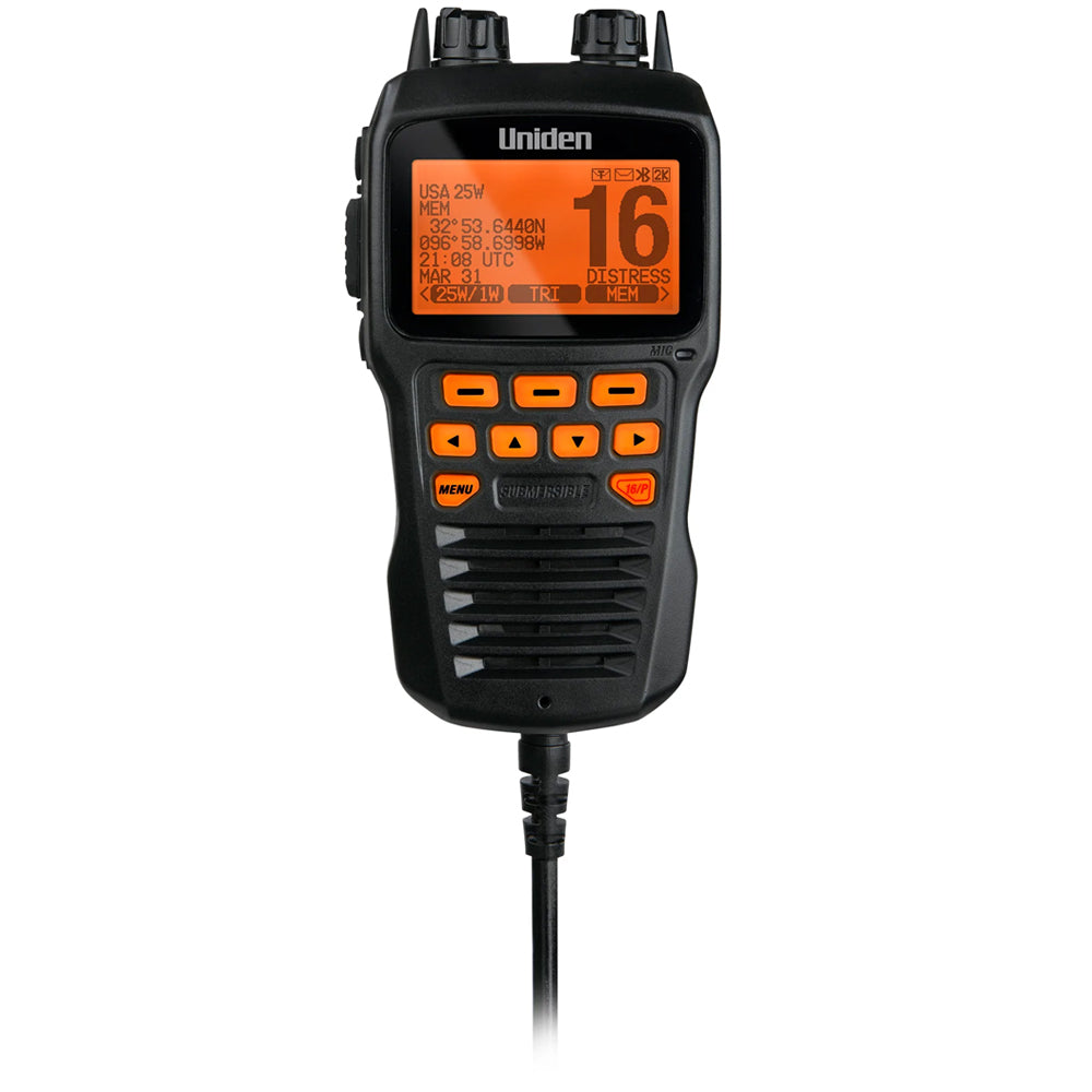 Uniden Remote Mic f/UM725 VHF Radios - Black — marine accessories