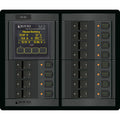 Blue Sea Systems Blue Sea 1496 - 360 Panel - 12 Position 12V Flat Rocker M2 Multimeter w/SOC — marine electrical panels