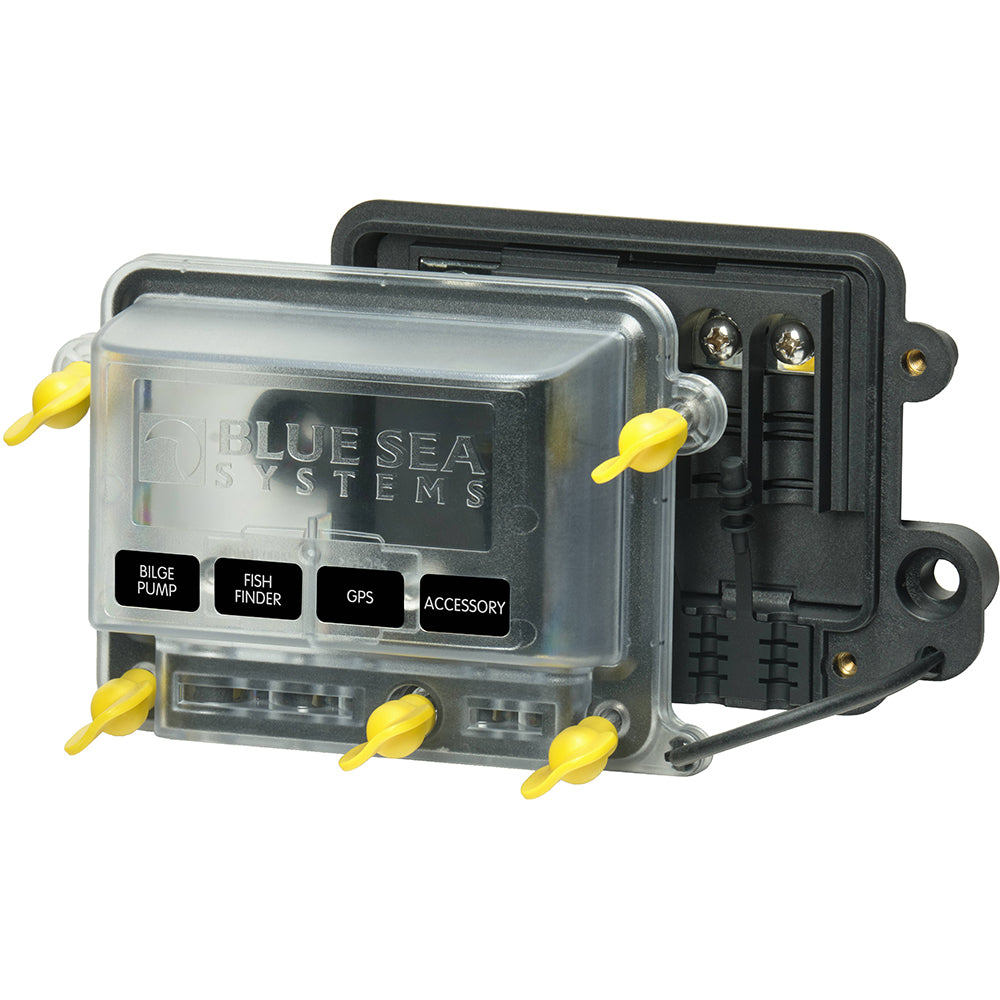 Blue Sea Systems Blue Sea 2356100 - Water Resistant 100A Busbar w/Cover — marine busbars