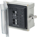 Blue Sea Systems Blue Sea 3122 - SMS Panel Enclosure w/ELCI (16A) & 2 Branch (8A) - 230V AC — marine electrical panels