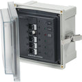 Blue Sea Systems Blue Sea 3128 - SMS Panel Enclosure w/ELCI (30A) & 3 Branch (15A) - 120V AC — marine electrical panels