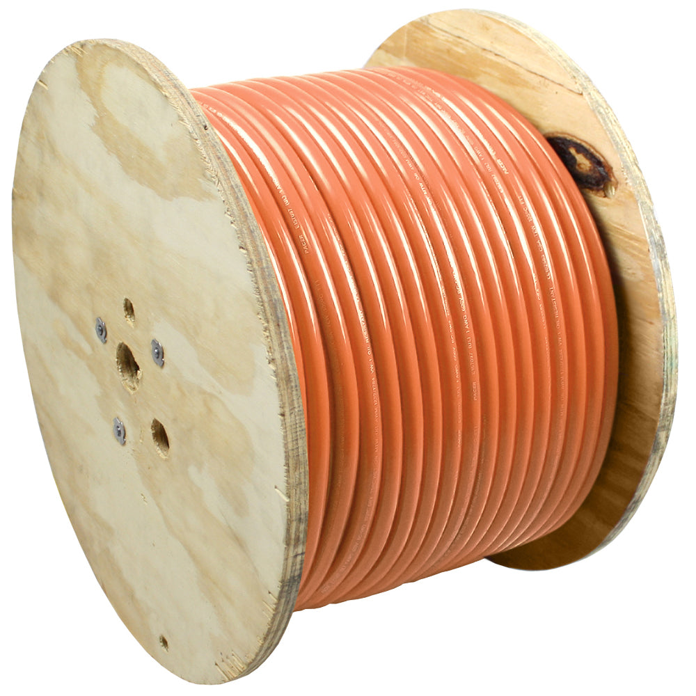 Pacer Orange 6 AWG Battery Cable - 500' — marine wire