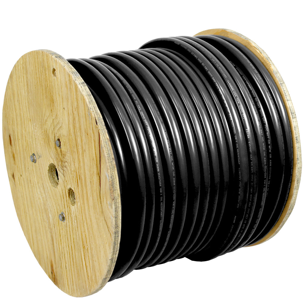 Pacer Black 4 AWG Battery Cable - 250' — marine wire