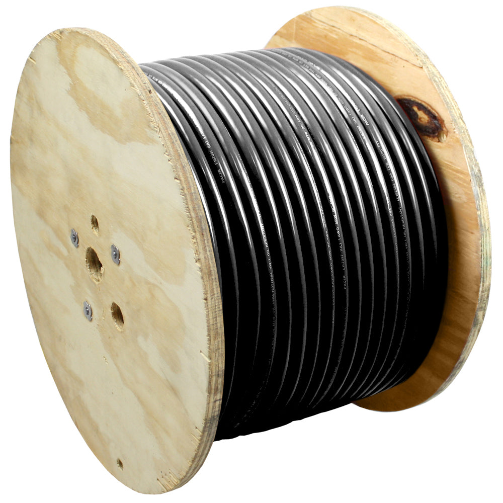 Pacer Black 4 AWG Battery Cable - 500' — marine wire