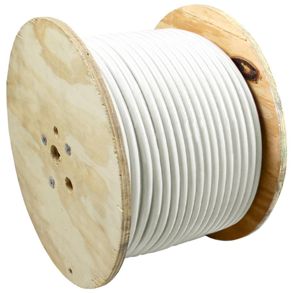 Pacer White 4 AWG Battery Cable - 500' — marine wire