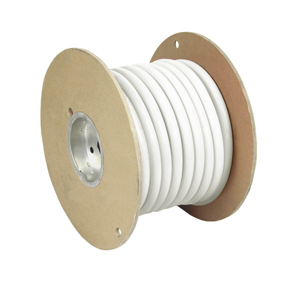 Pacer White 2 AWG Battery Cable - 50' — marine wire
